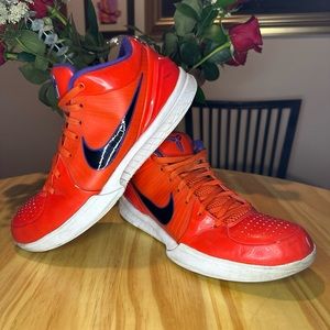 Kobe IV Protro Undefeated Phoenix Suns Orange Size 11